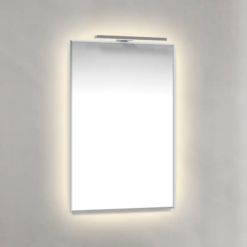 Spegel Macro Design Crown Ambilight T-belysning Med Ram