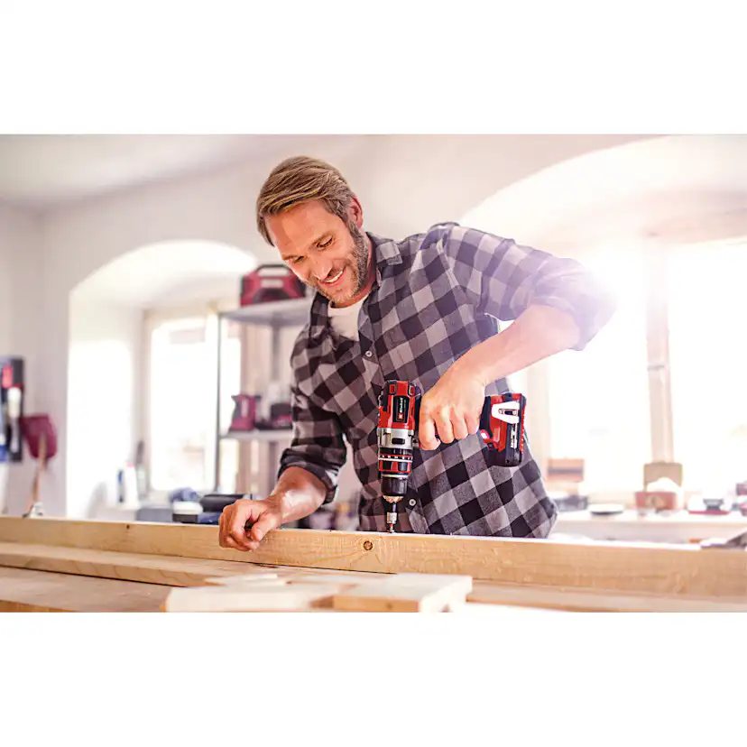 Slagborr/Skruvdragare Einhell TE-CD 18 Li-i Borstlös (2x2Ah)