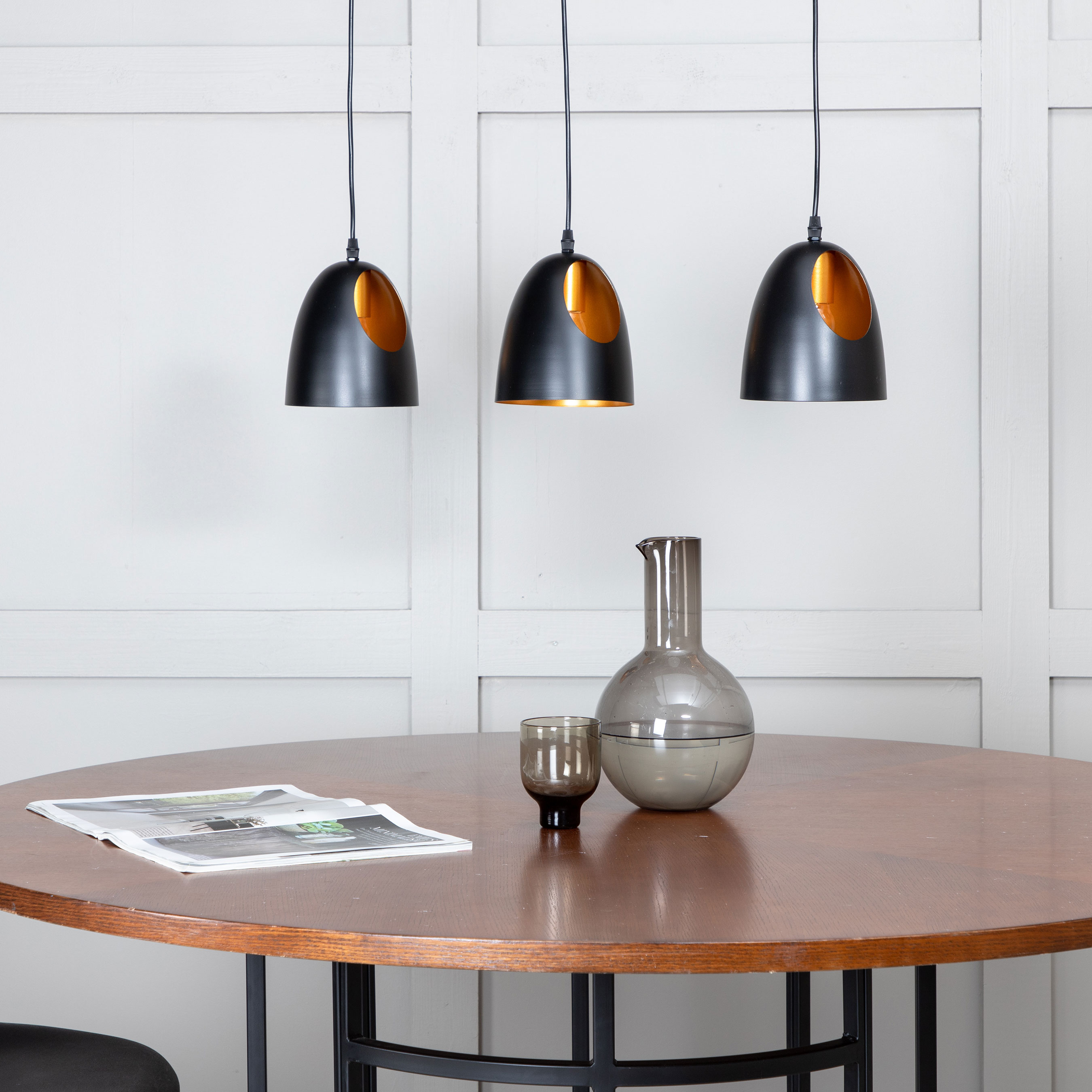 Taklampa Venture Home Emilio Rak 3L