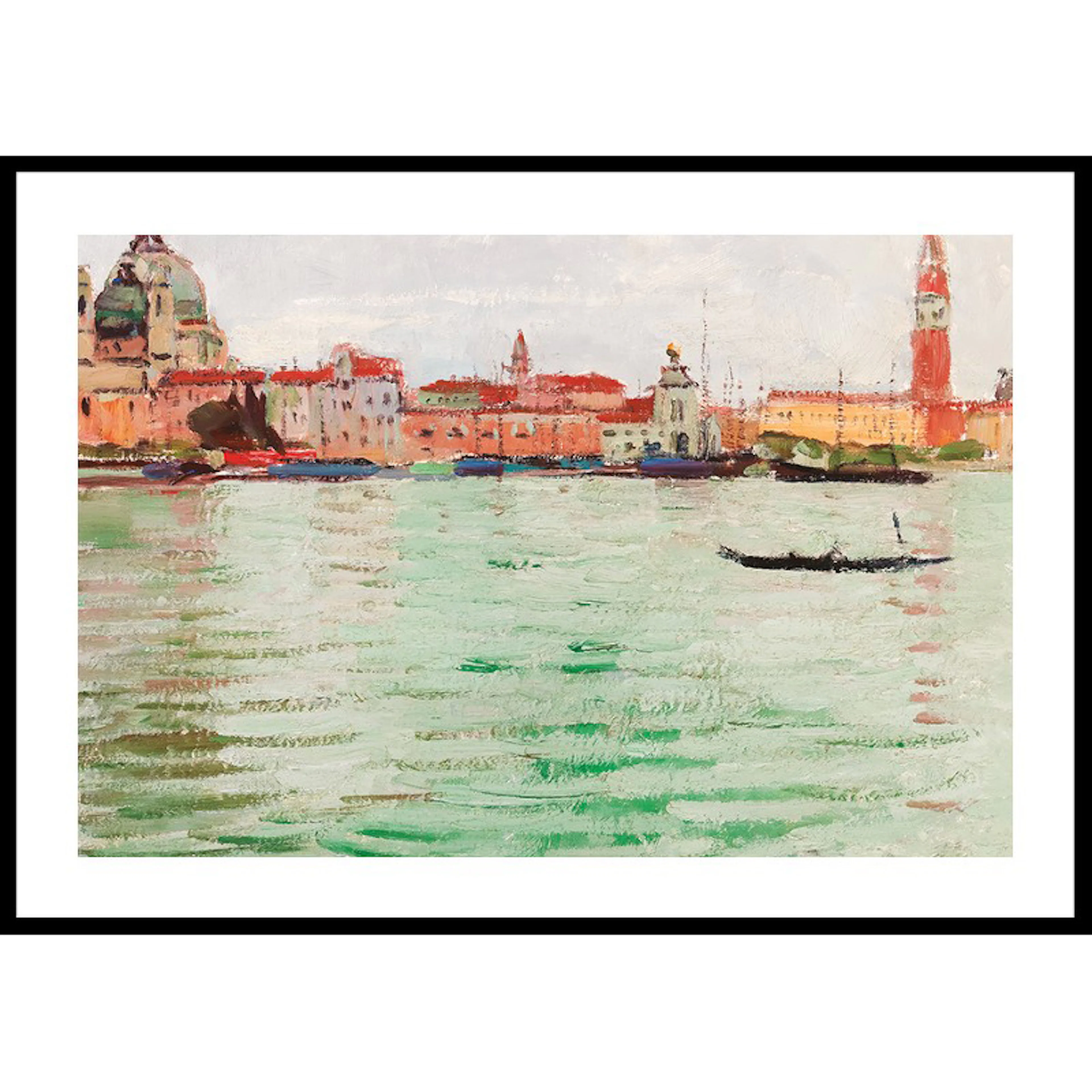 Venice Santa Maria Della Salute And Campanile Di San Marco B 30x40 cm