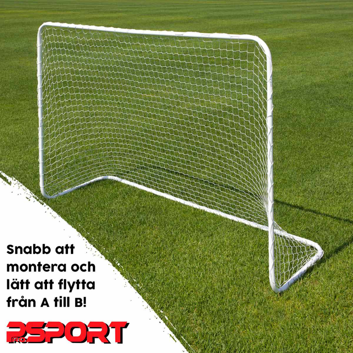 Fotbollsmål Prosport Basic 2-pack 183 x 122 cm