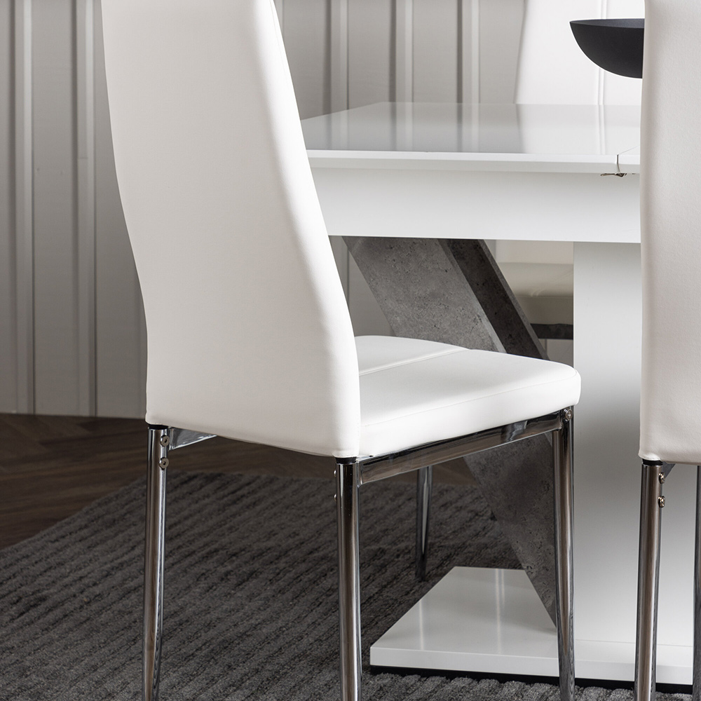 Matgrupp Venture Home Disa med 4 Pastill Stolar