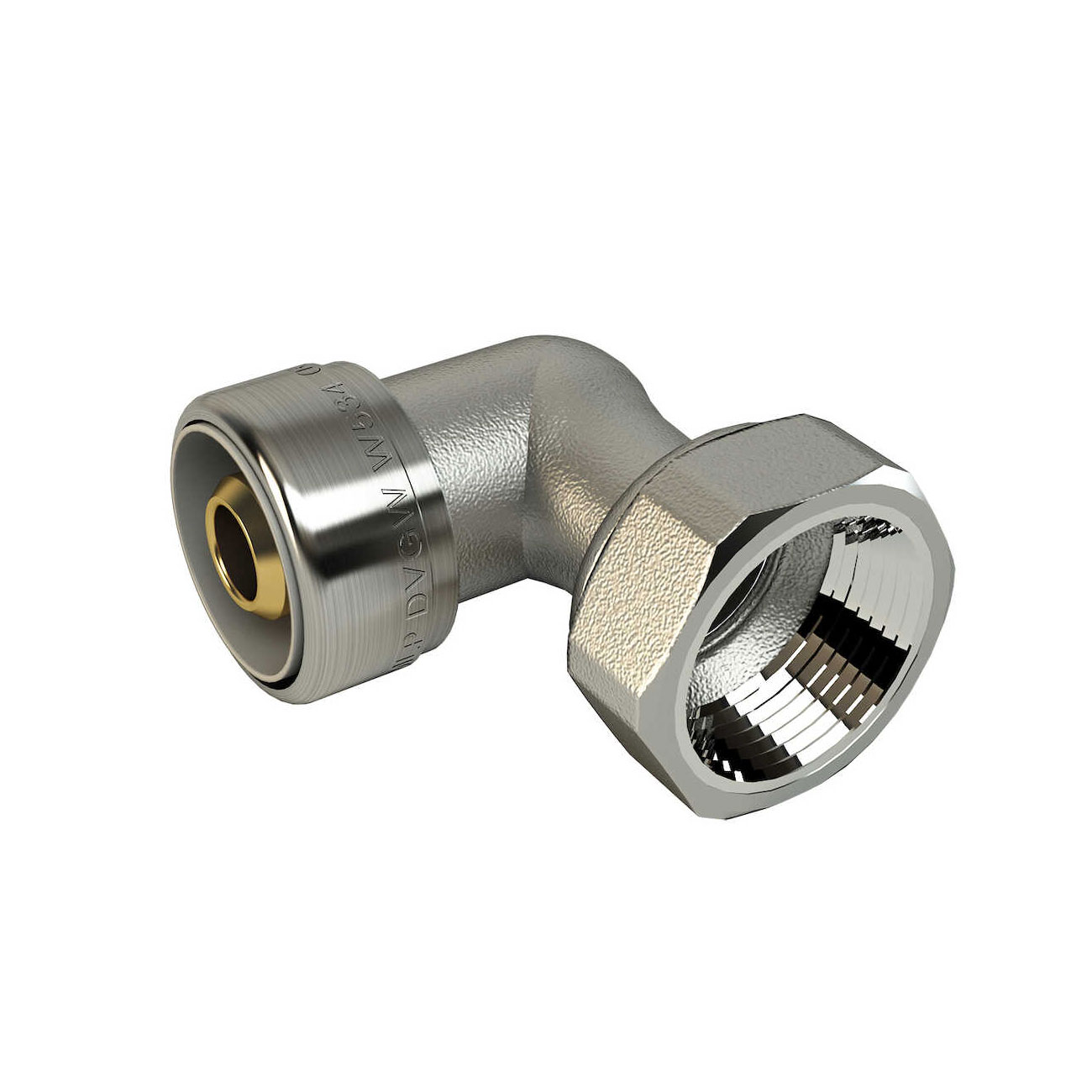 Pushfit LK Systems Vinkelkoppling med Lekande Mutter