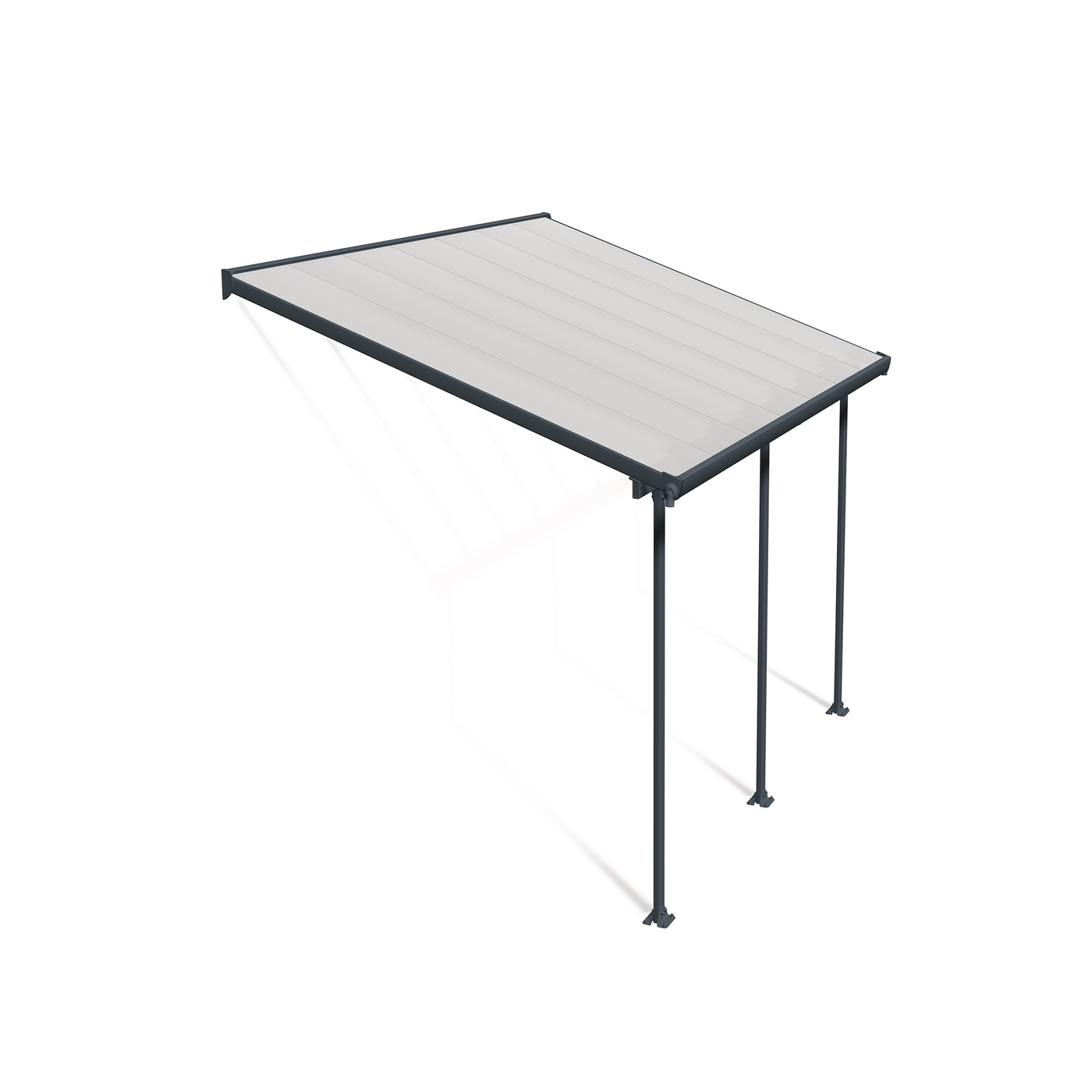FERIA PATIO COVER 12,5 M2 -3x4,25M GREY Grå 3X4,25 m