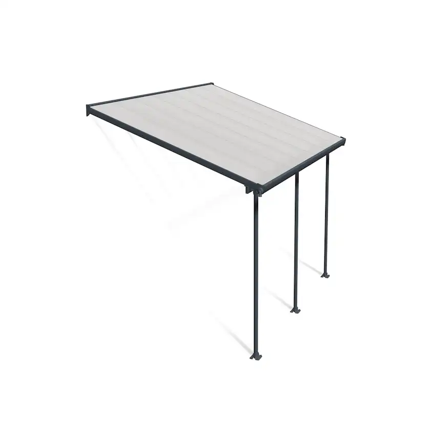 FERIA PATIO COVER 12,5 M2 -3x4,25M GREY Grå 3X4,25 m