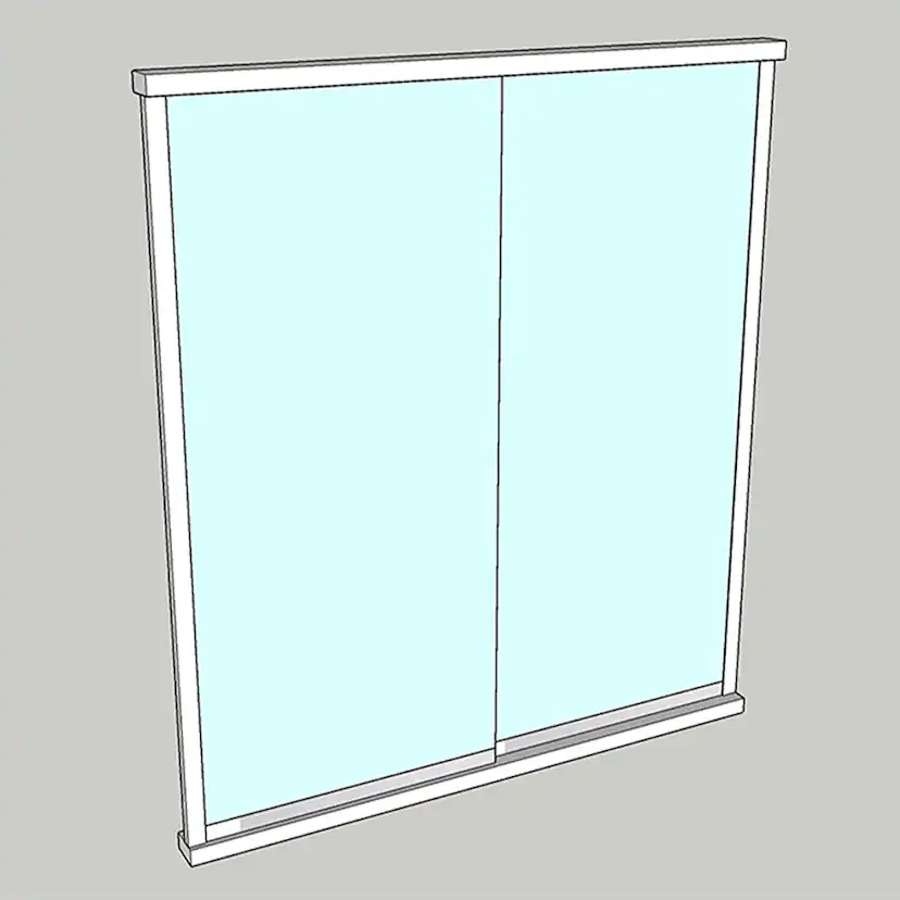 Vikparti Allvy Sunroom s75 3-Glas 2-Delad