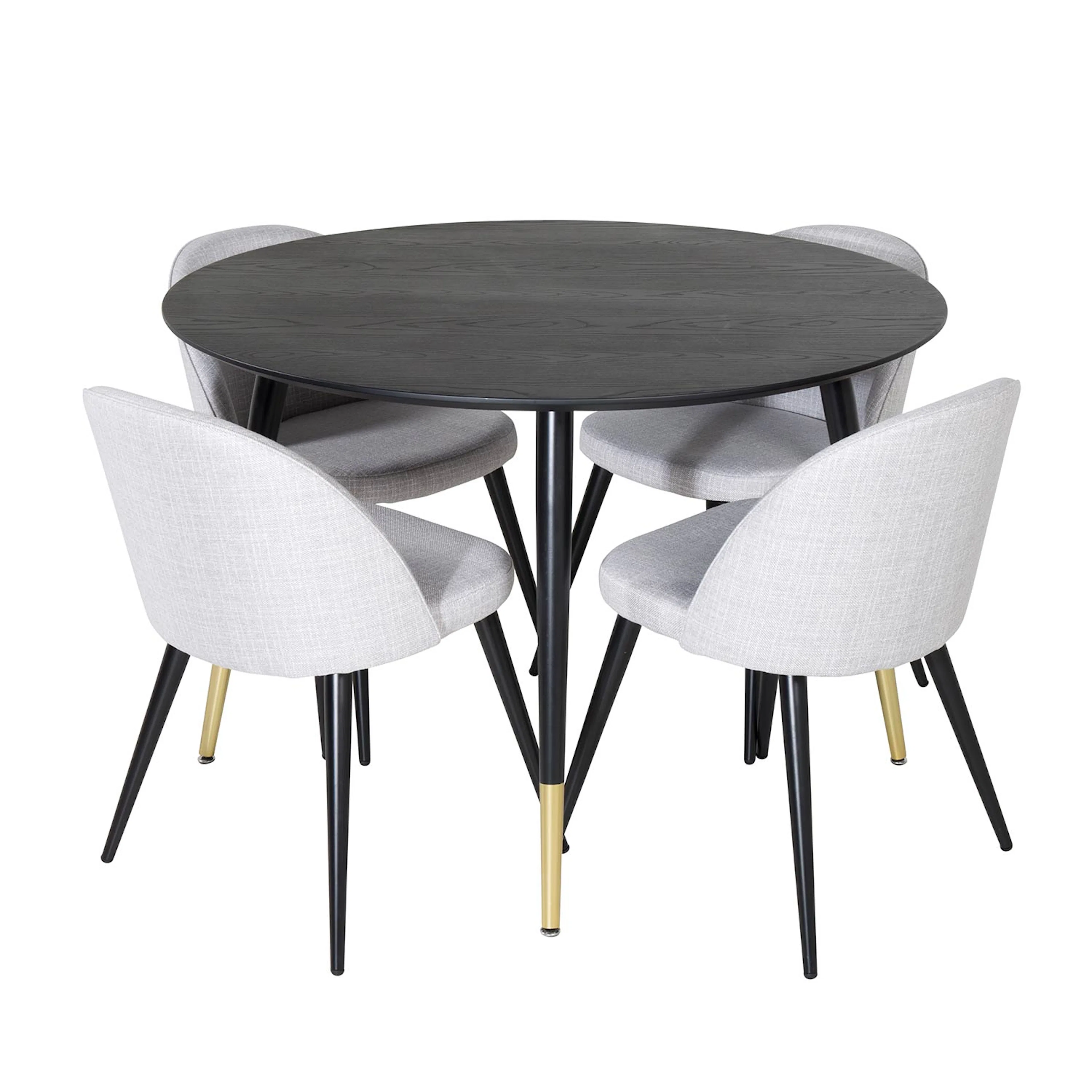 Svart/Mässing/Ljusgrå