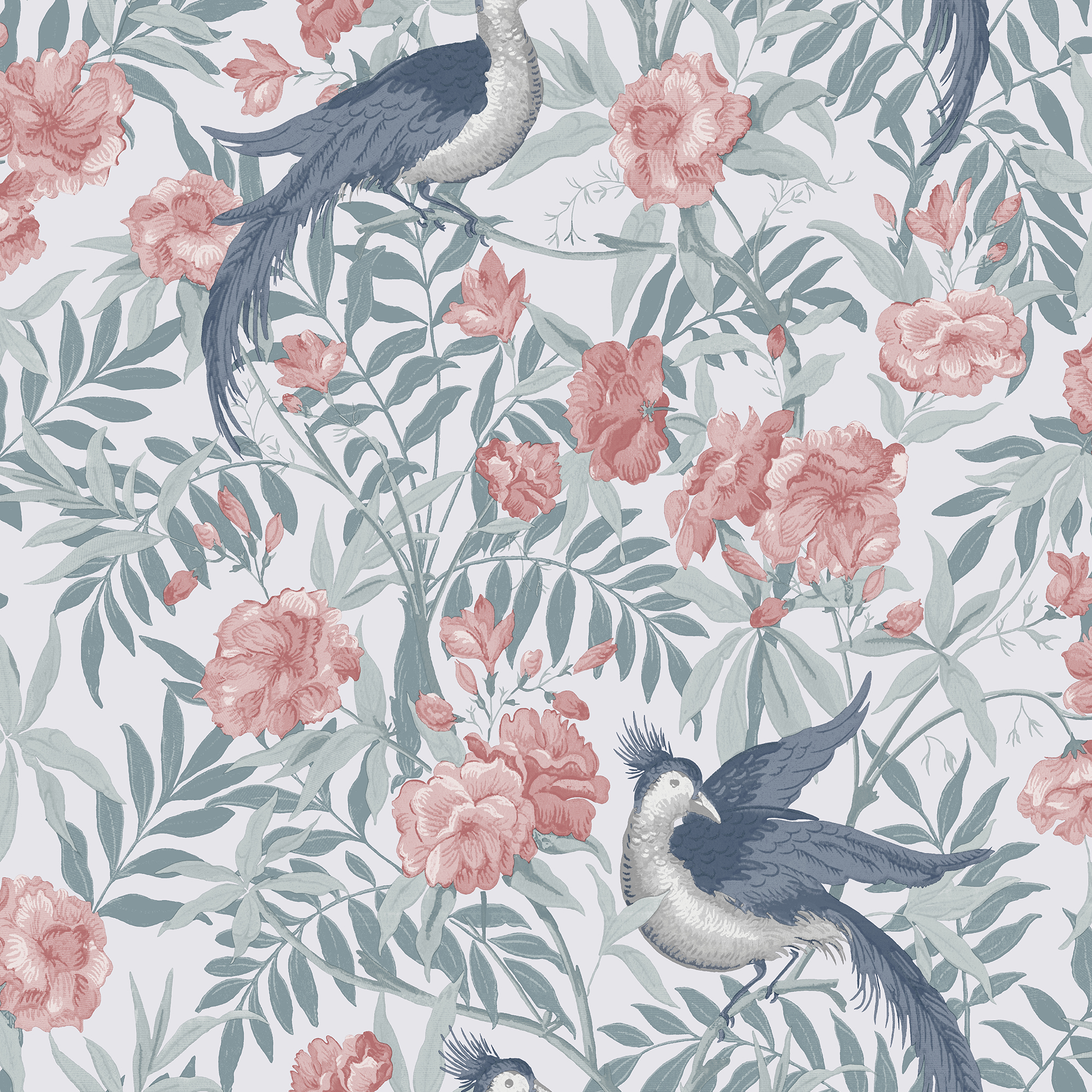 Tapet Laura Ashley Osterley Rosewood