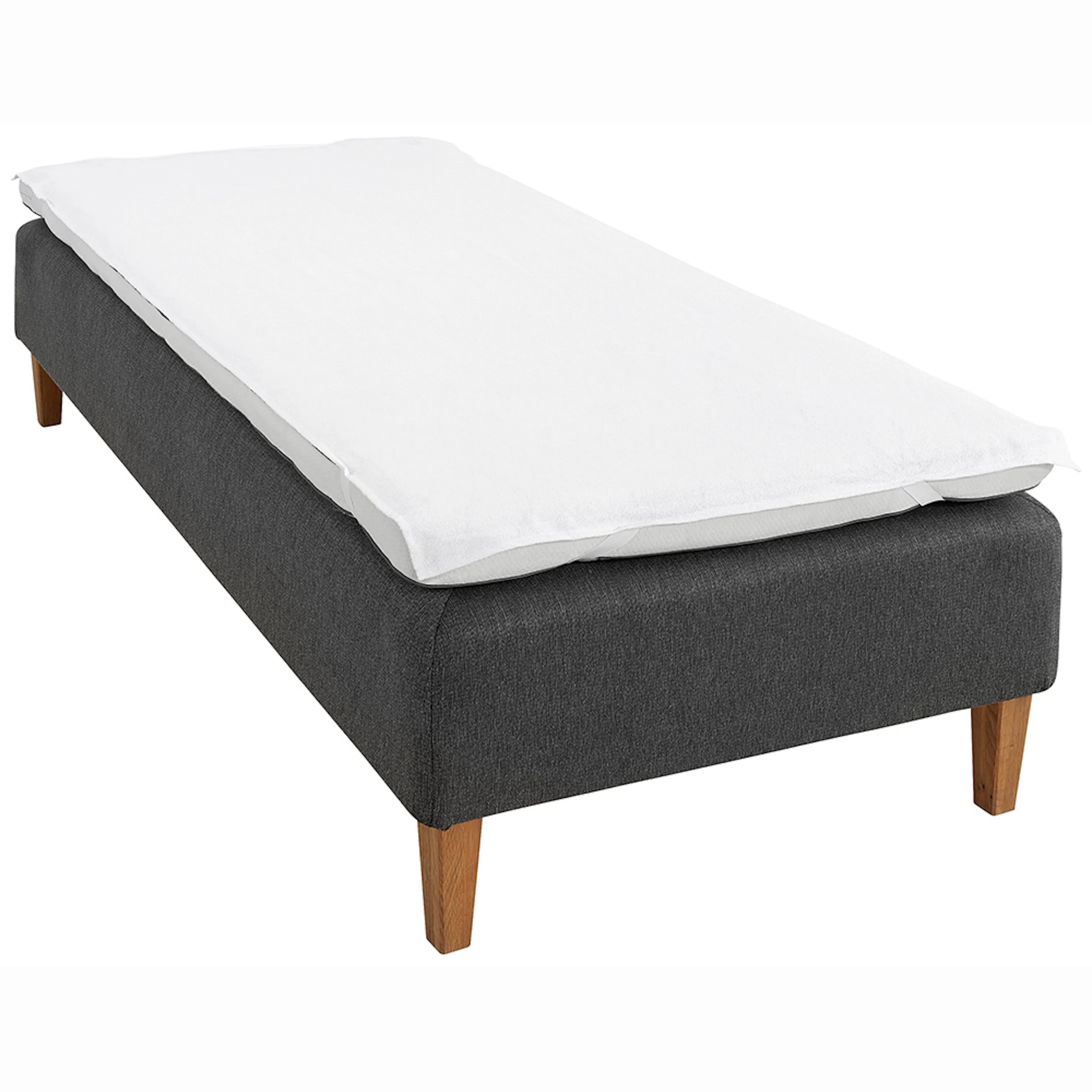 Plastad Frotté 90x200 cm Vit 90x200 cm, Vit