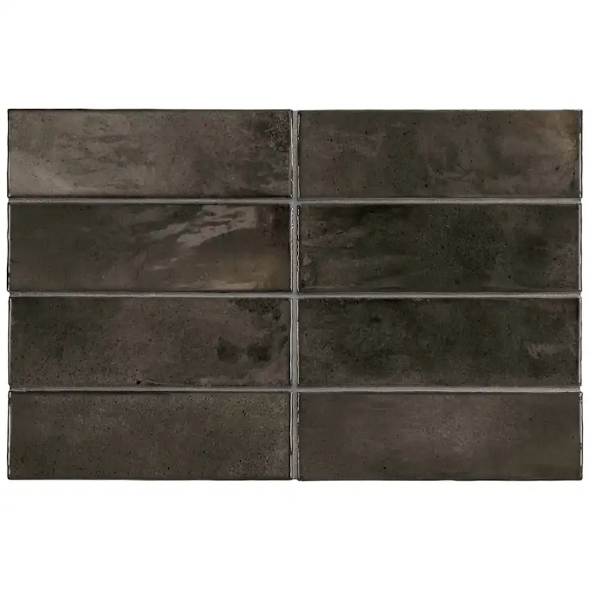 Kakel Lhådös Hanoi Black Ash 6,5x20 cm