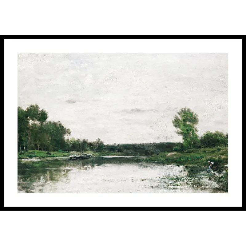 Poster Gallerix View On The Oise By Charles-François Daubigny