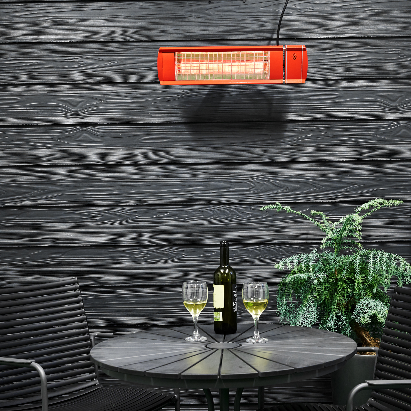 Terrassvärmare HEAT1 ECO High-line 2000W Röd