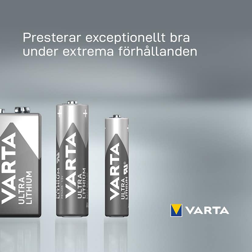 Batteri VARTA Ultra Litium LR06/AA 4-Pack