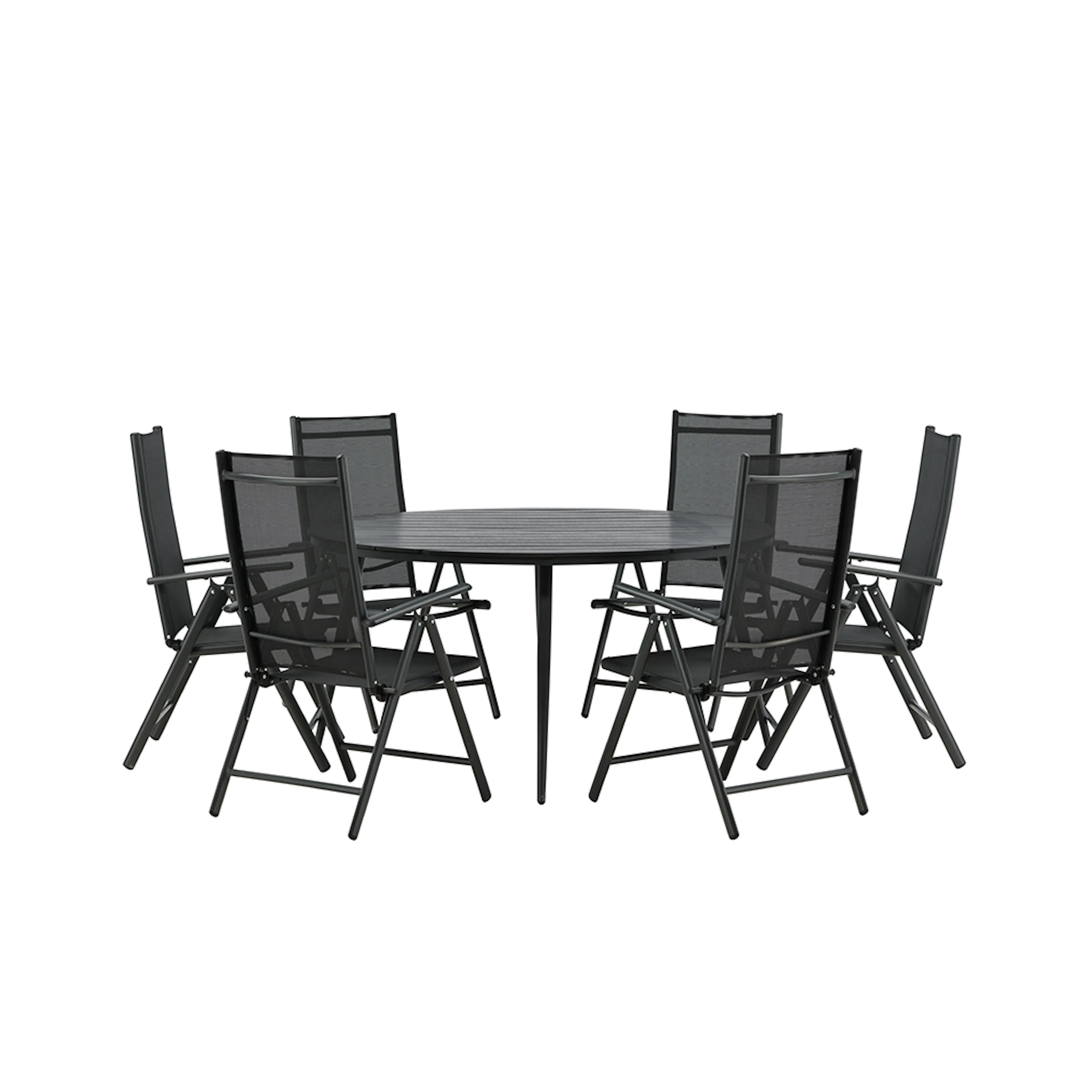 Matgrupp Venture Home Break Ø150 cm med 6 Break Stolar