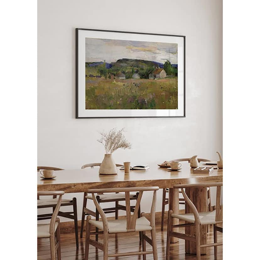 Poster Gallerix Landskab Fra Bærum By Harriet Backer