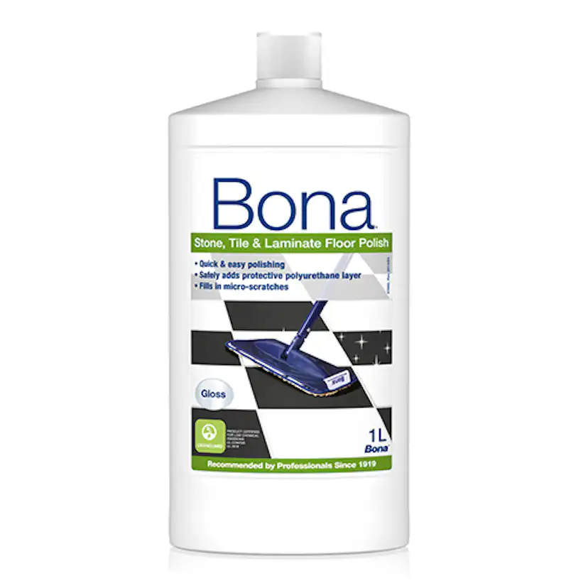 Golvtillbehör Bona Polish för Laminat, Klinker & Linoleum 1L