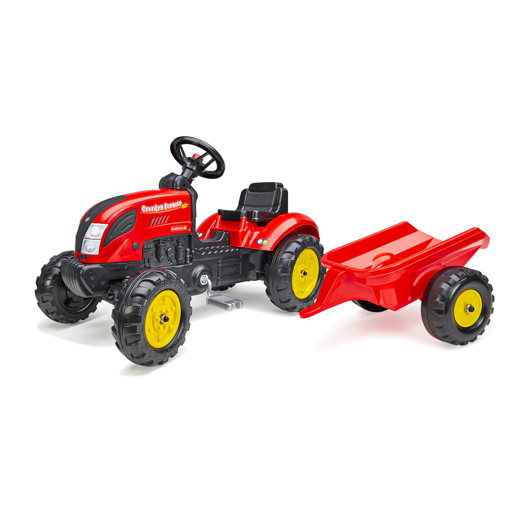 Traktor Falk Maurice Med Ratt, Tuta & Gåhjälp