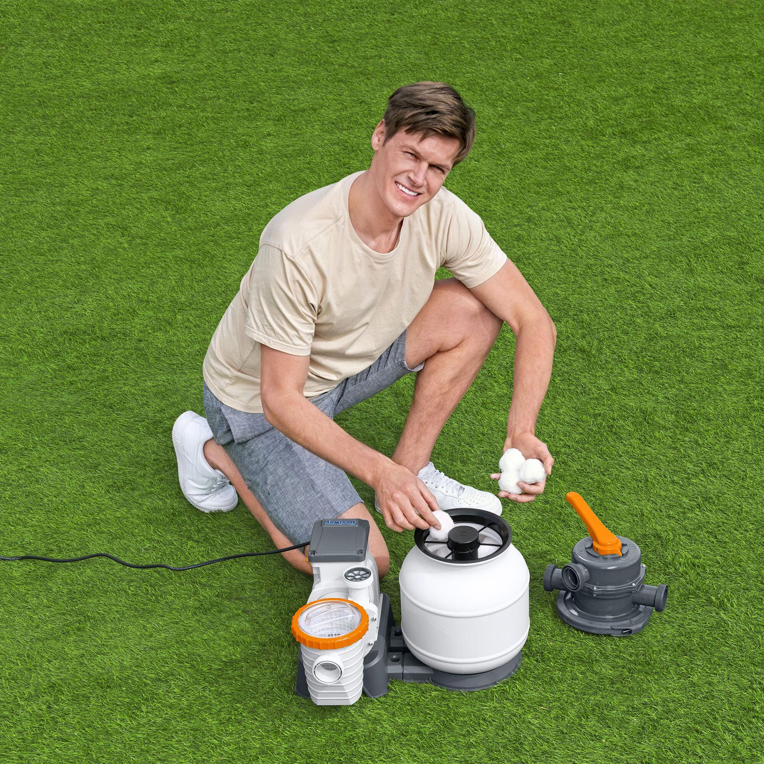 Filterbollar Bestway Flowclear Polysphere