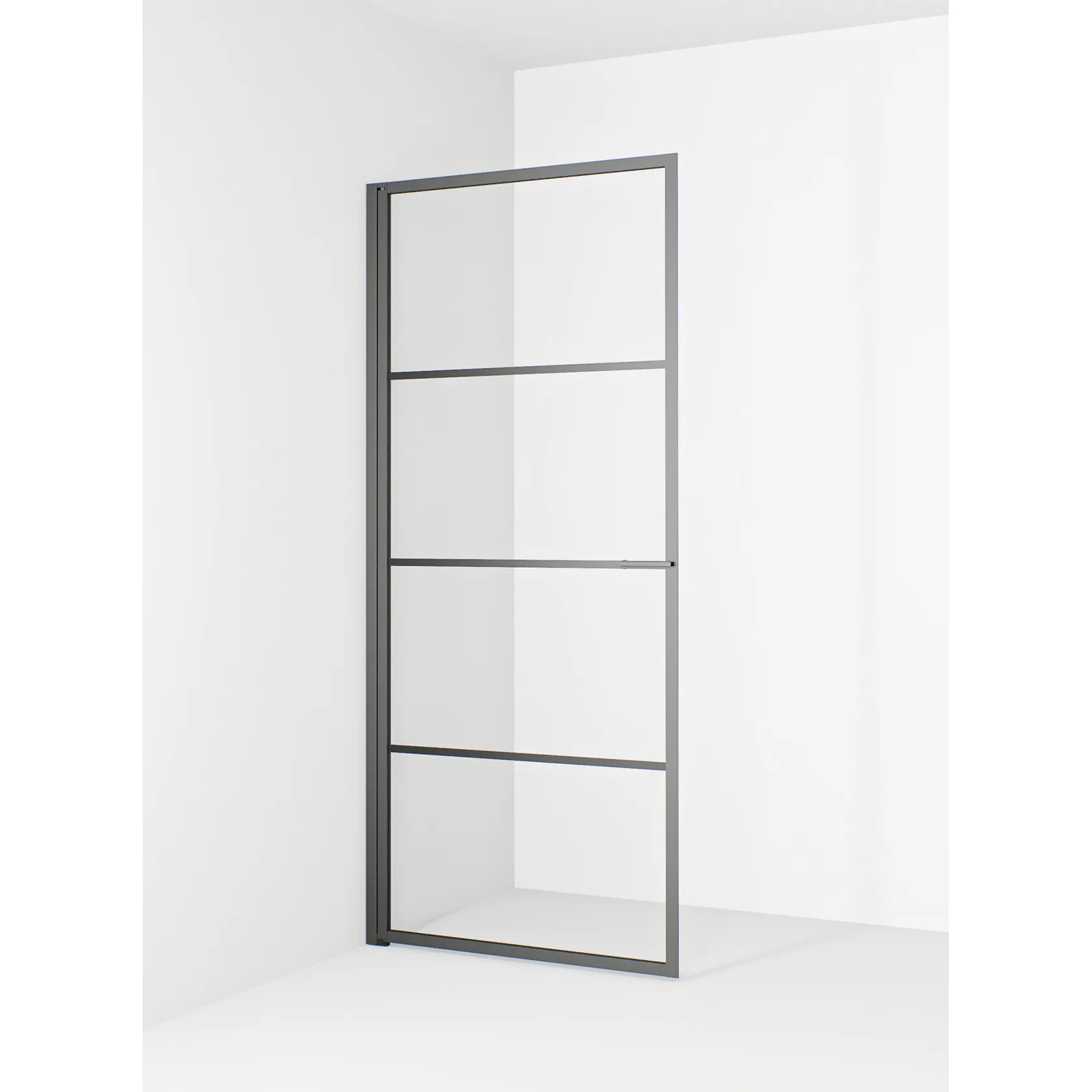 Empire Dörr 78 Gun metal klarglas Avtagbara spröjs Färg: Gun Metal, Bredd: 785 mm