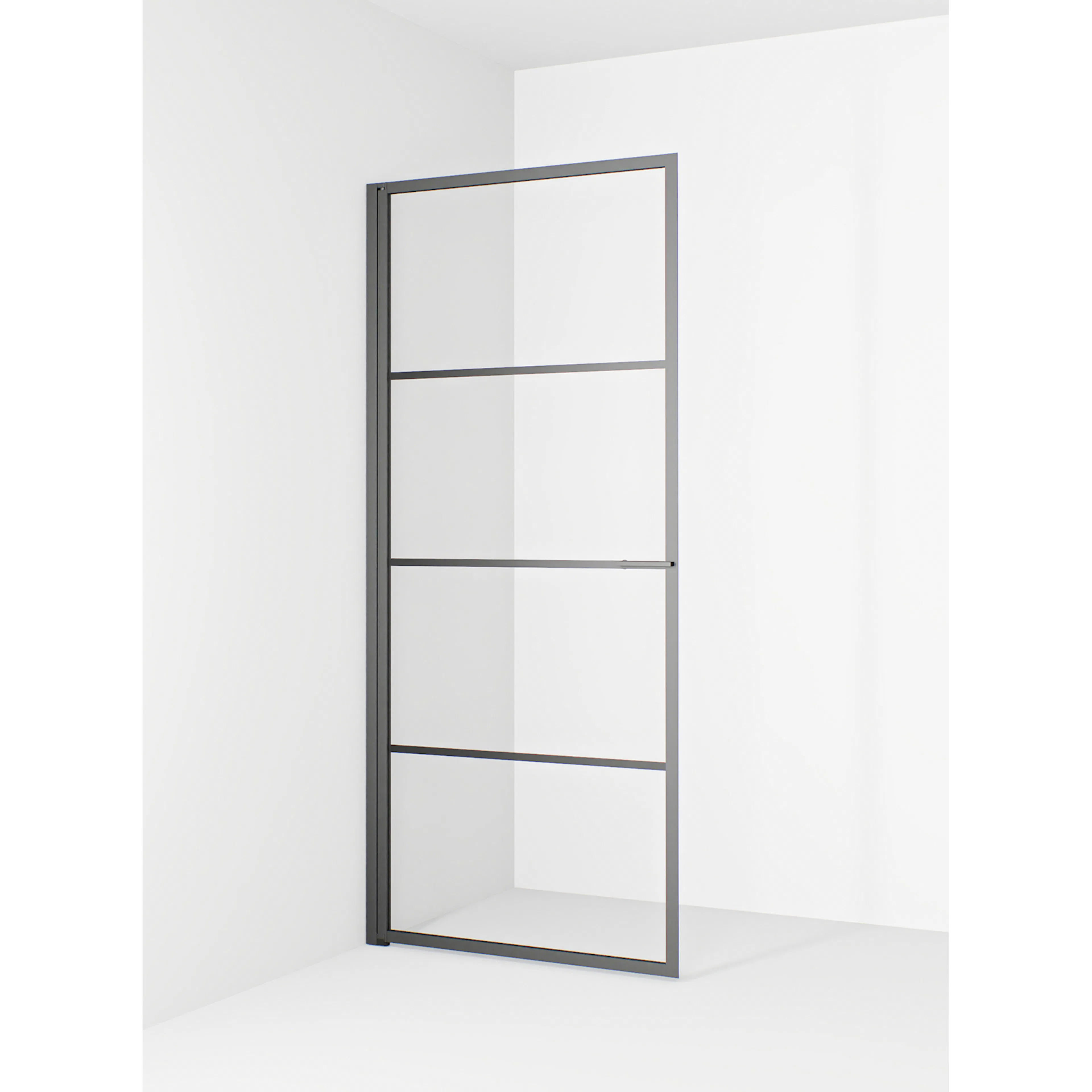 Empire Dörr 78 Gun metal klarglas Avtagbara spröjs Färg: Gun Metal, Bredd: 785 mm