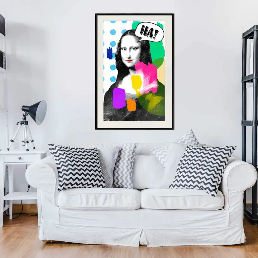 Poster Artgeist Affisch Mona Lisa Pop-art