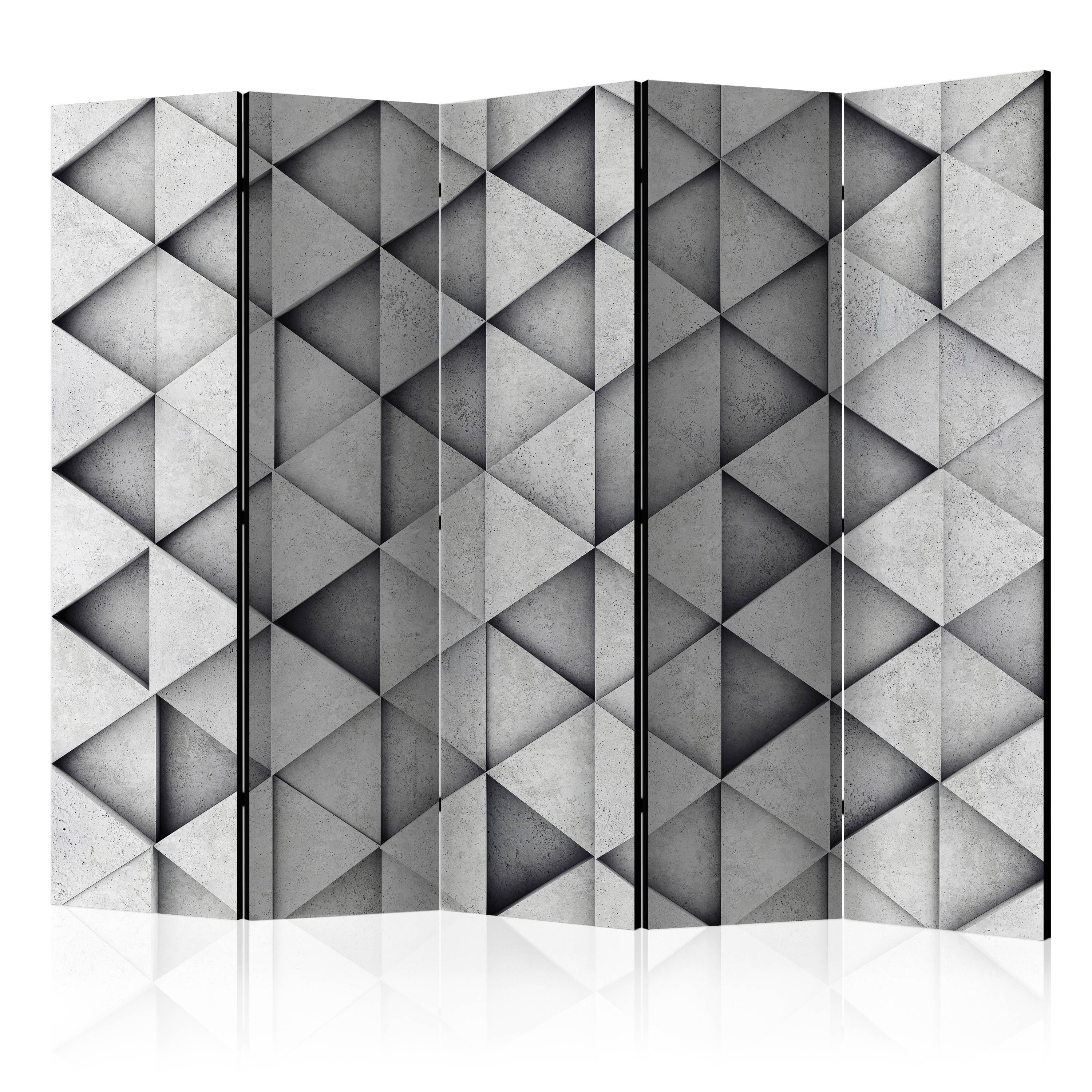 Rumsavdelare Arkiio Grey Triangles II 225x172 cm