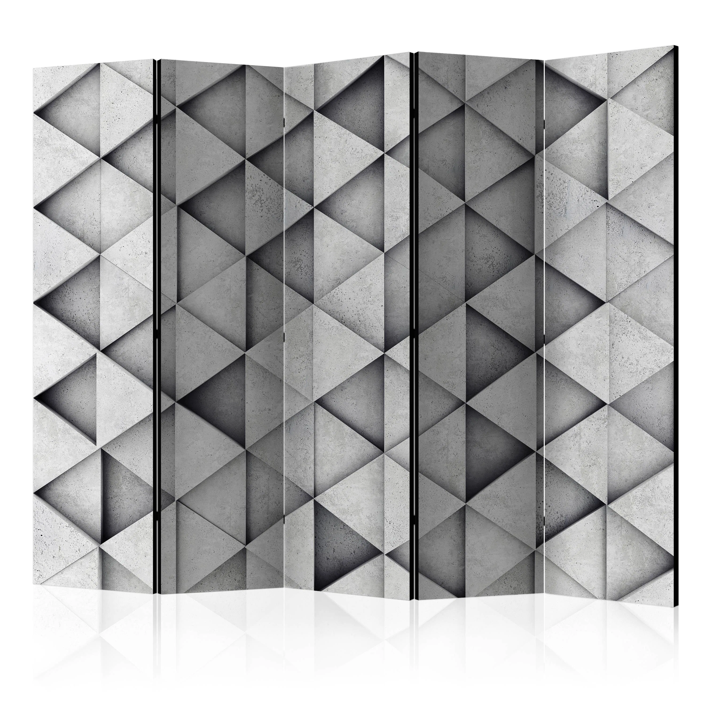 Rumsavdelare Arkiio Grey Triangles II 225x172 cm