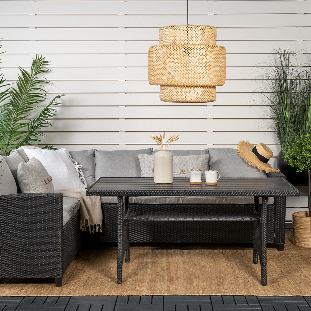 Brentwood Corner sofa - Black/Grey Svart/Grå