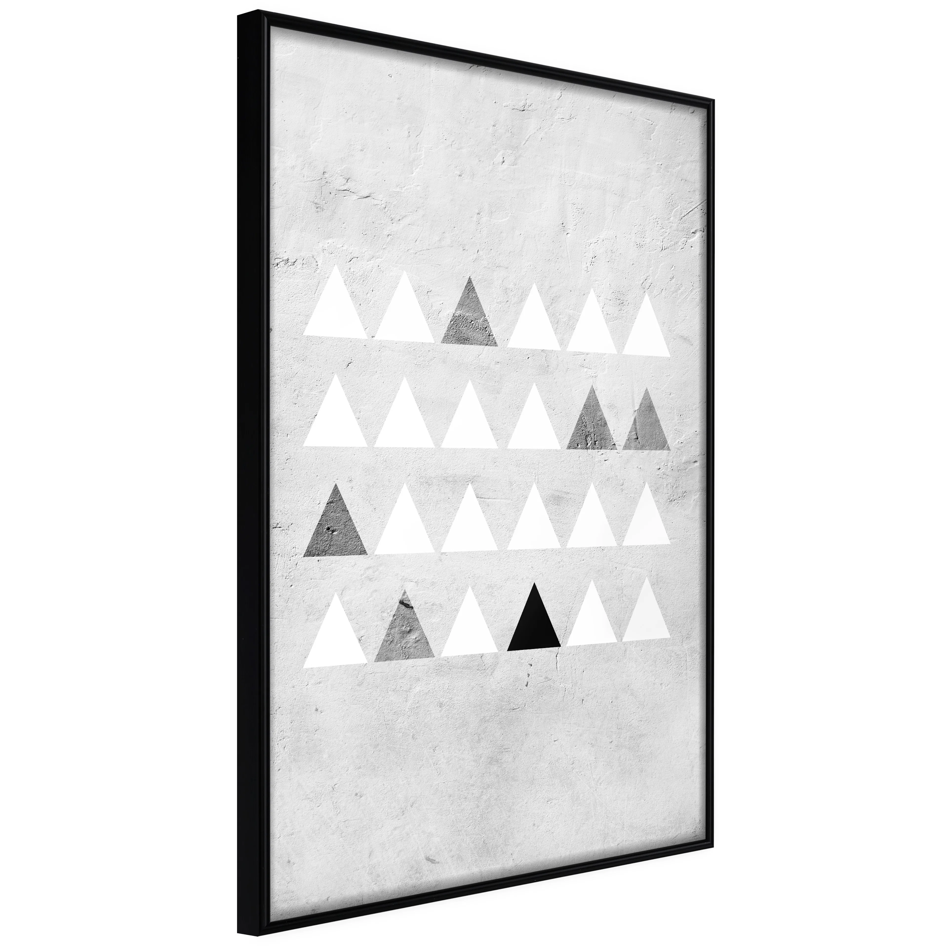 Affisch - Grey Forest [Poster] 40x60 Svart ram, 40x60 cm