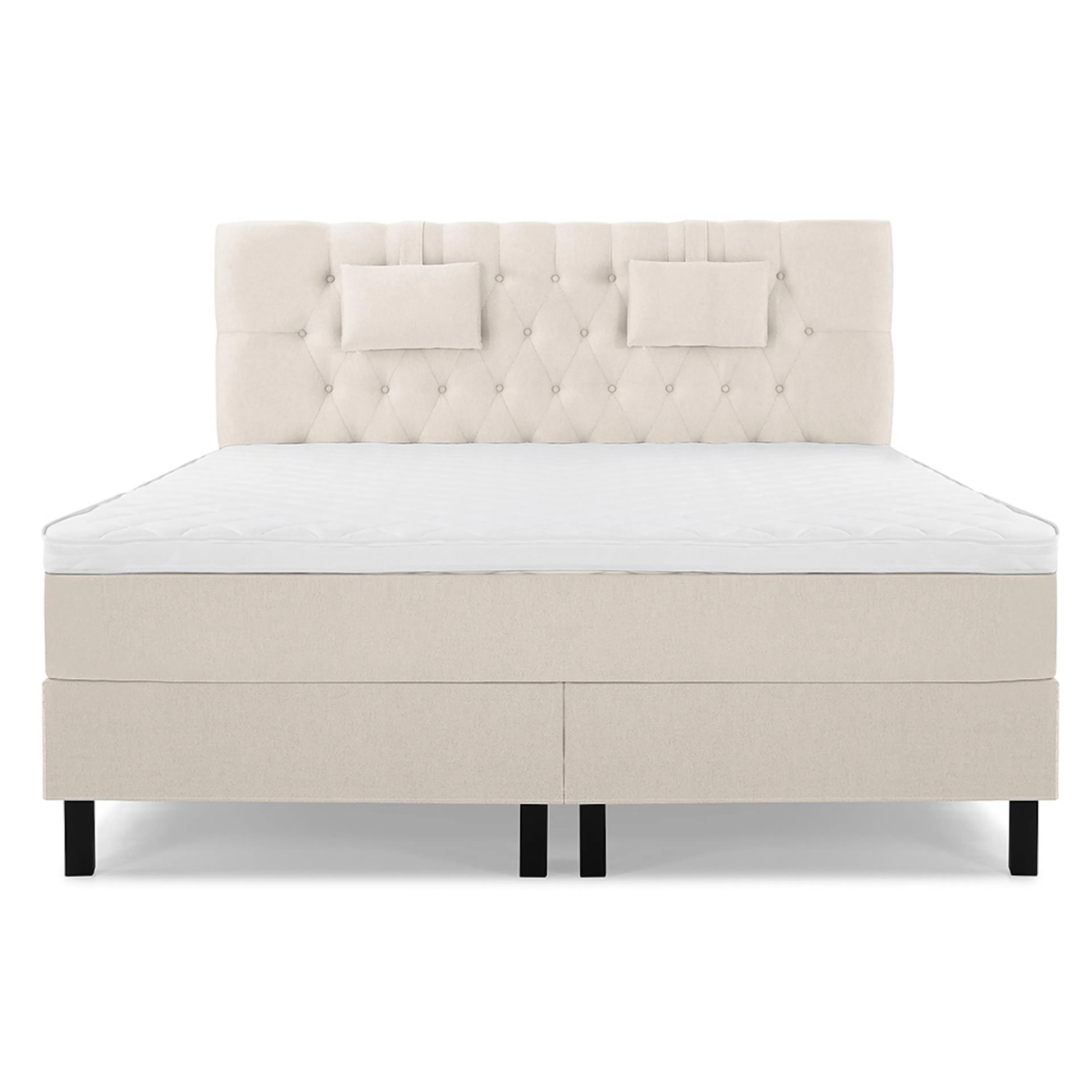 Lucky Sängpaket 180x200 Skum Diamant Beige, Fast Skum, Lucky Liten Nackkudde