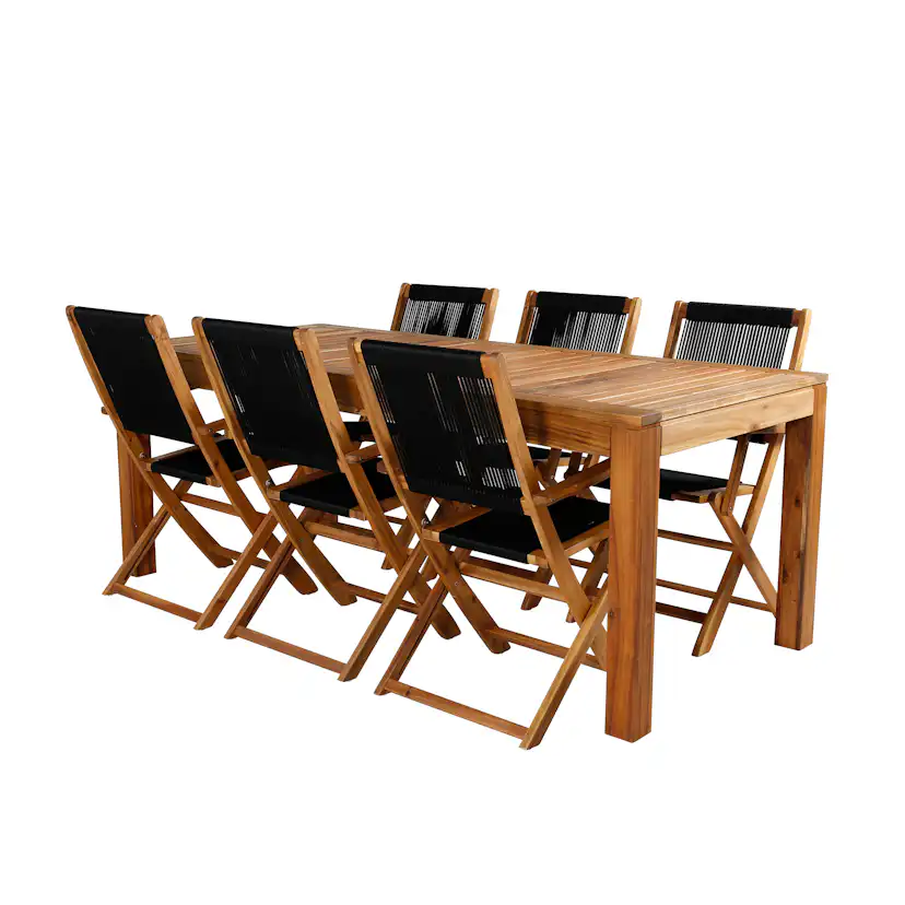 Matgrupp Venture Home Peder med 6 Peder Stolar