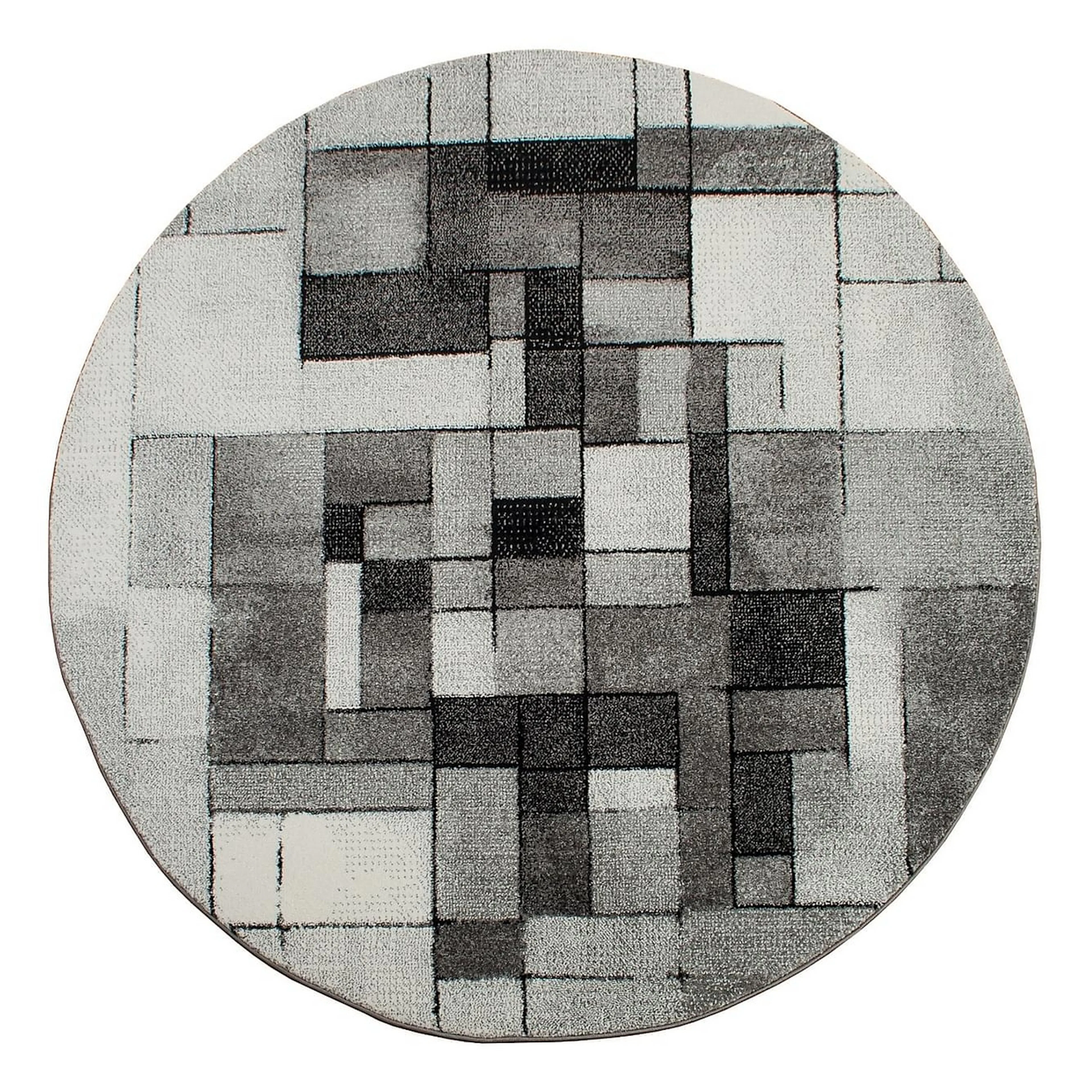 Friezematta KM Carpets London Abstrakt Rund