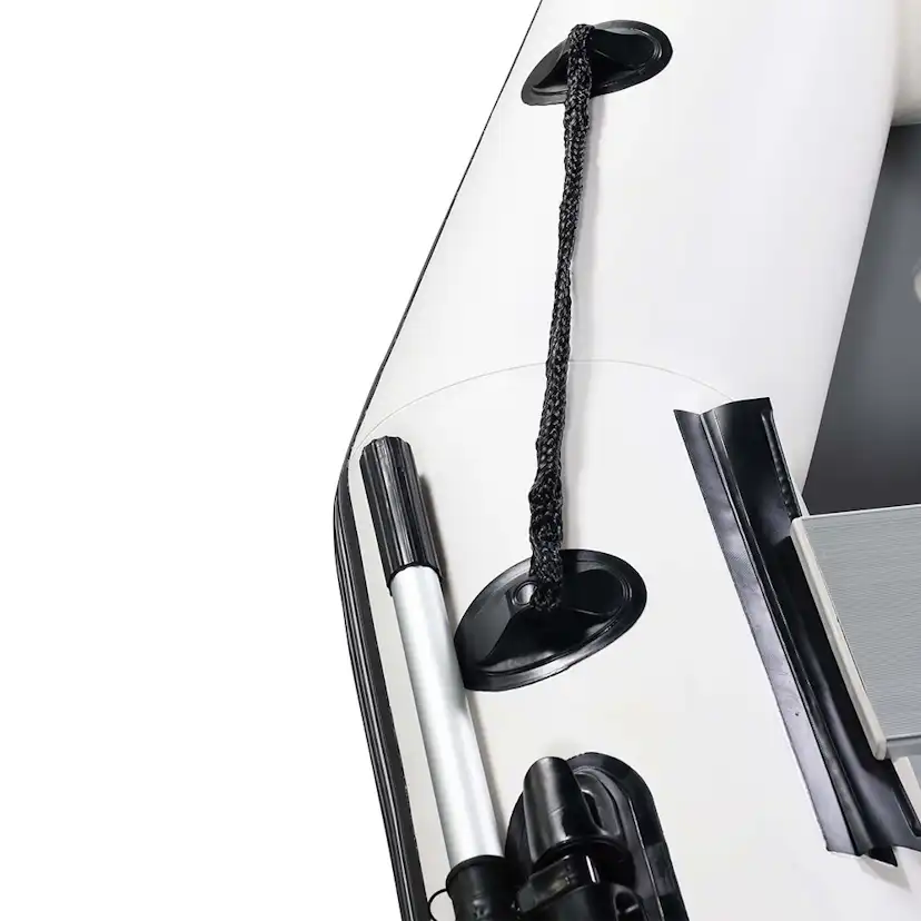 Gummibåt 270cm (0,9 mm PVC), vit Färg Vit