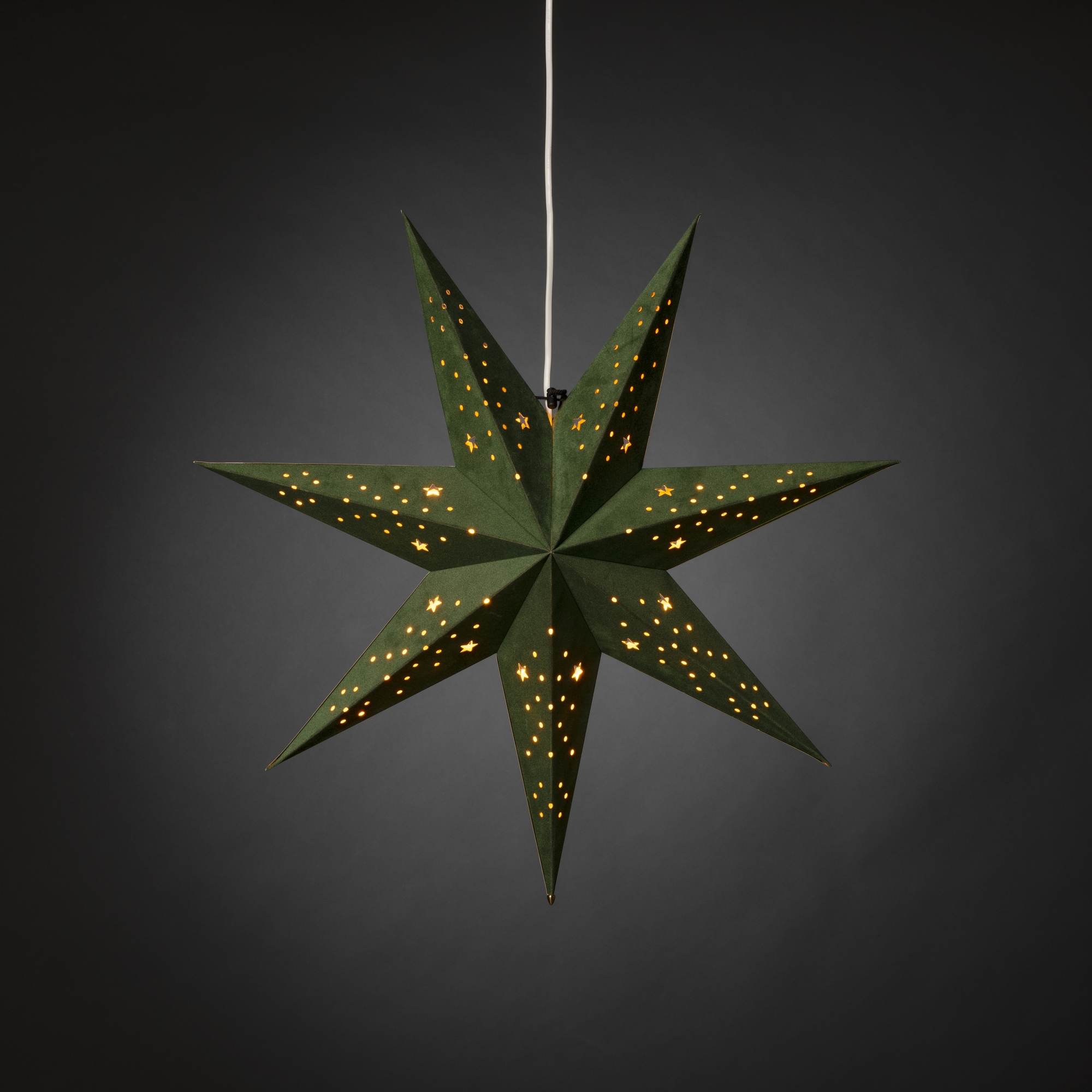 Adventsstjärna Gnosjö Konstsmide 5950 Sammet 60 cm