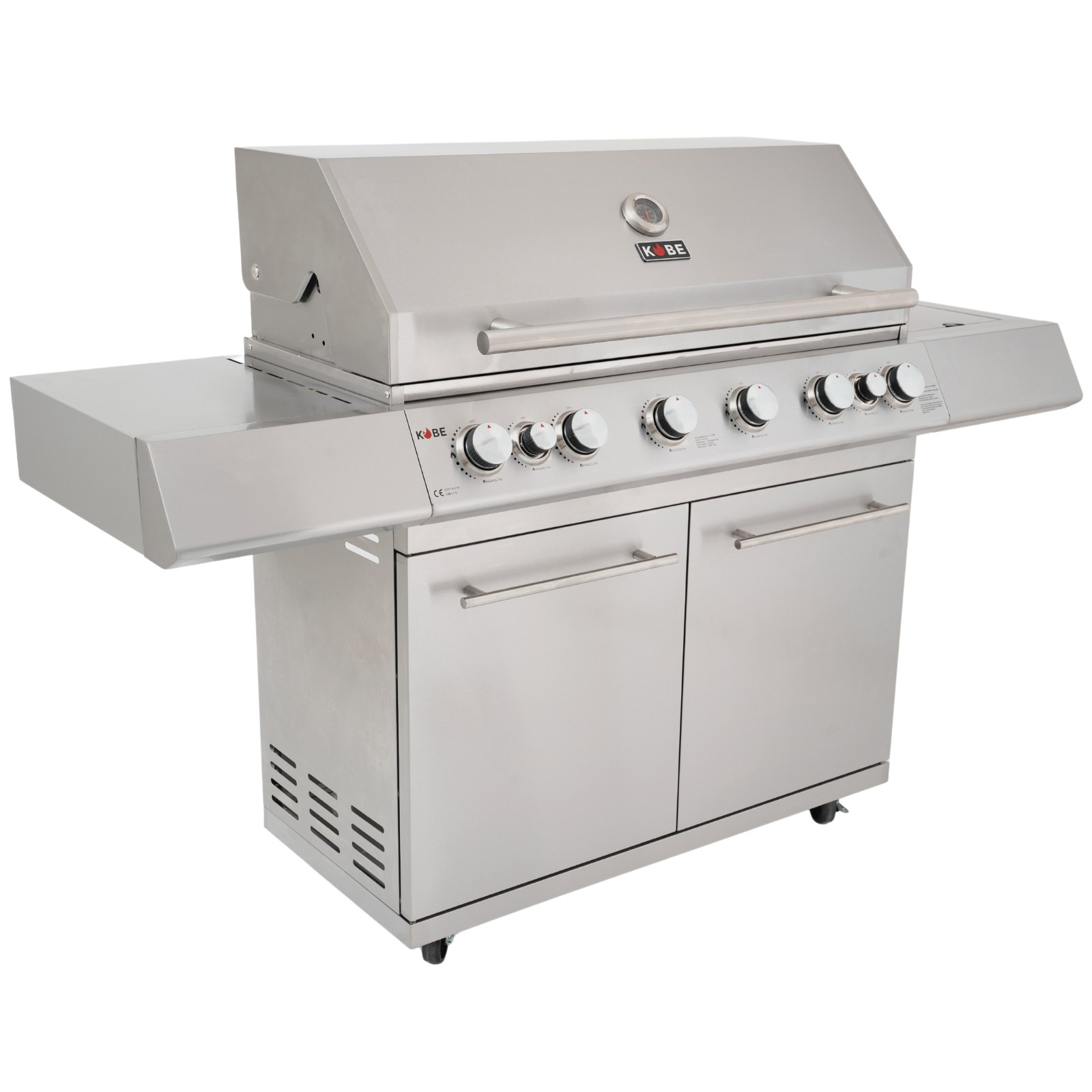 Gasolgrill Kobe 6+1+1 Rostfritt Stål