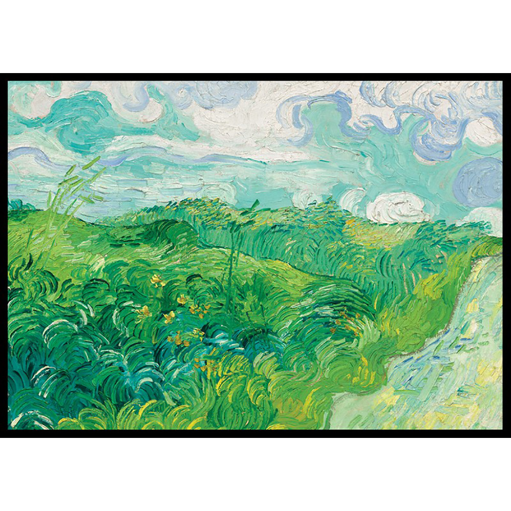 Poster Gallerix Green Wheat Fields Auvers By Vincent van Gogh
