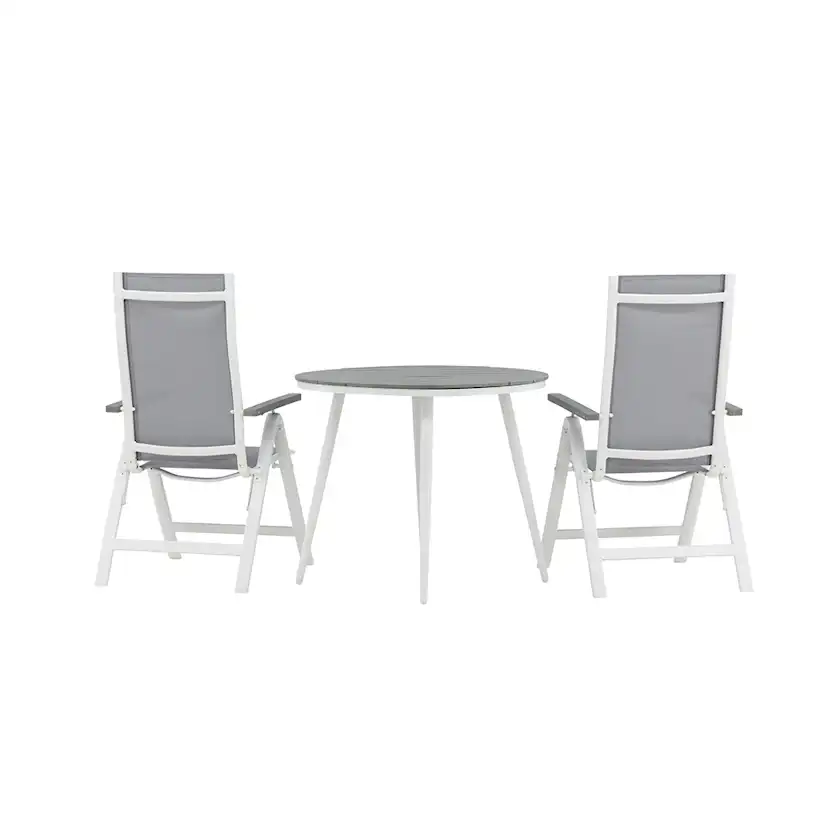 Cafégrupp Venture Home Break Ø90 cm med 2 Albany Stolar