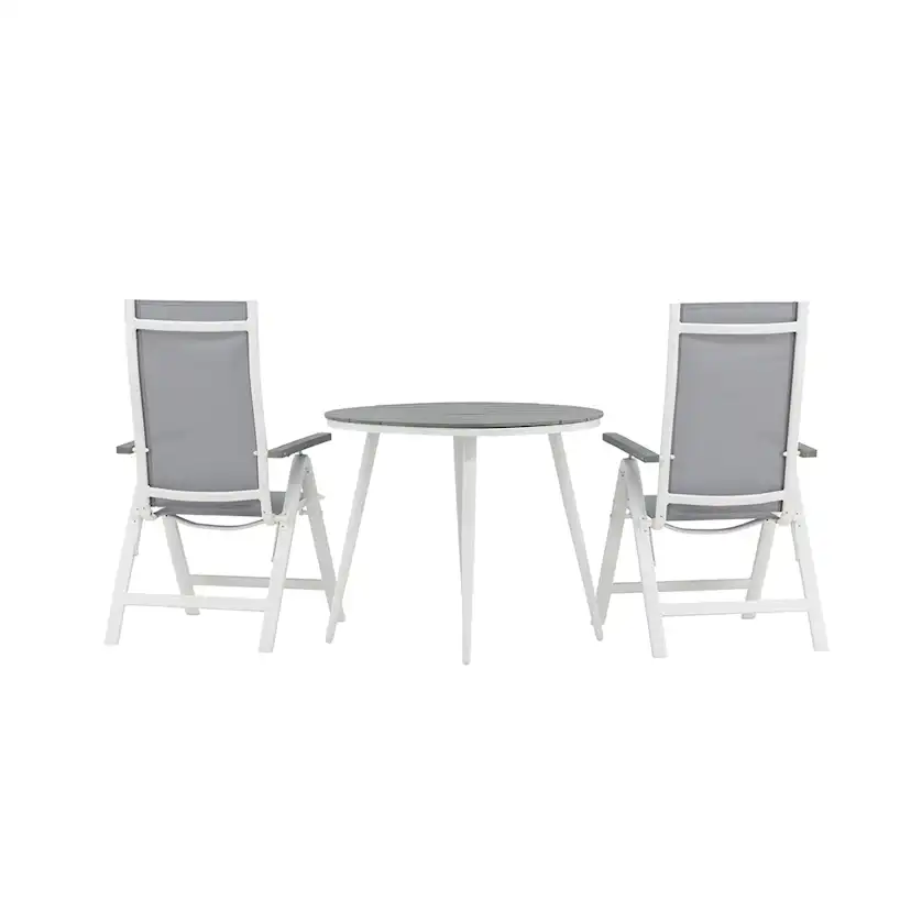 Cafégrupp Venture Home Break Ø90 cm med 2 Albany Stolar