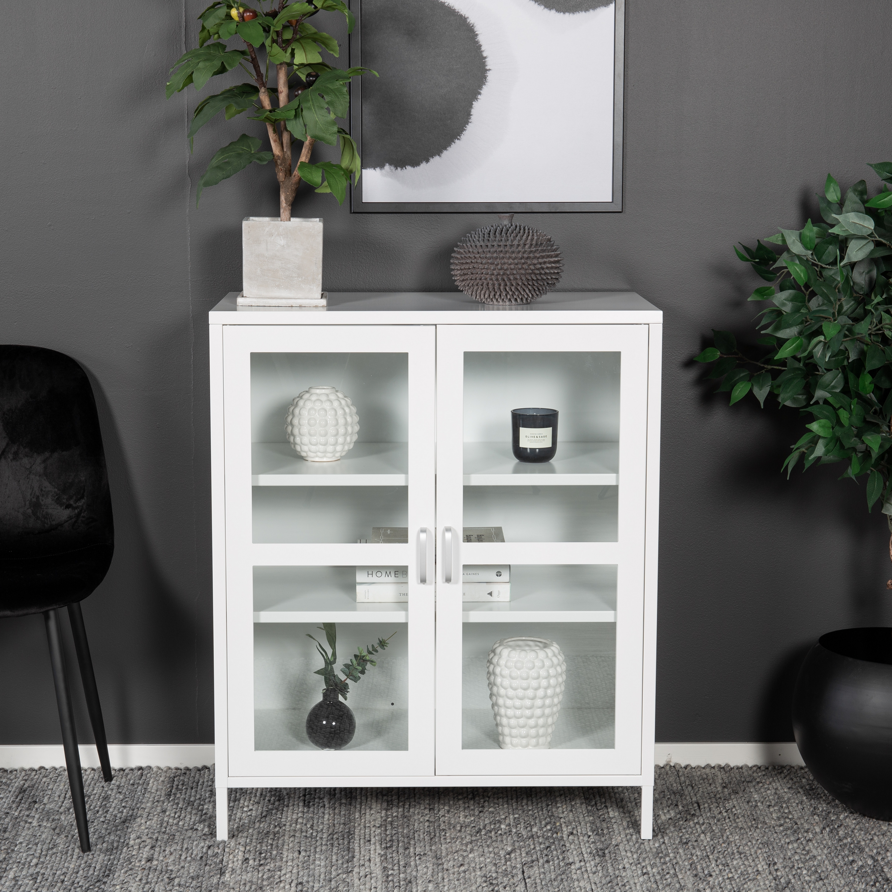 Acero B80 - Low Cabinet - White Vit