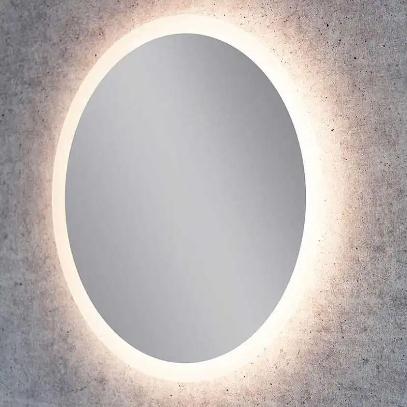 Spegel Vidi Atum Rund med LED-belysning