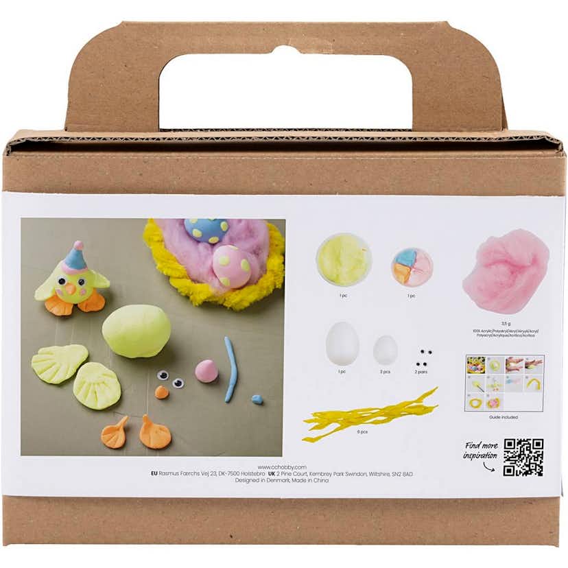 DIY-kit Creativ Company Modellera Påskfamilj