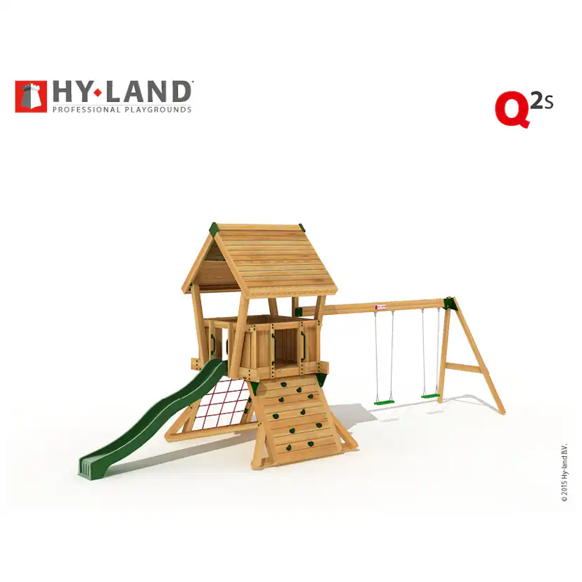 Klätterställning Hy-Land Projekt Q 2 + Swingmodul