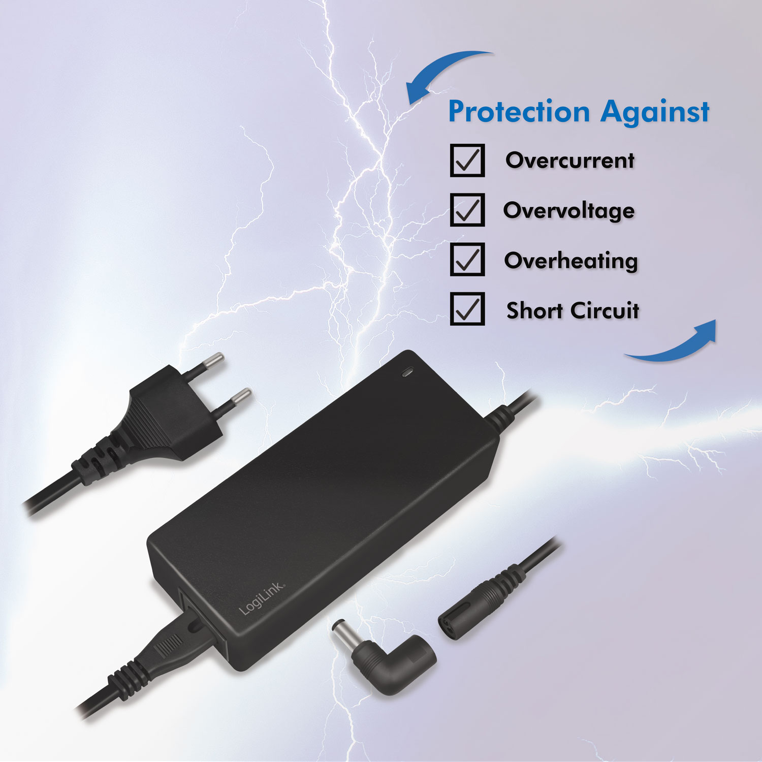 Laptop-strömadapter LogiLink 90W