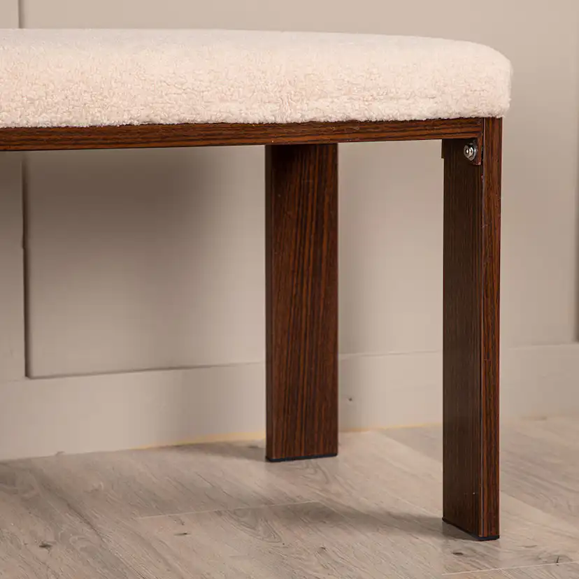 Sittbänk Venture Home Chester Off White Rektangulär Bänk 120cm