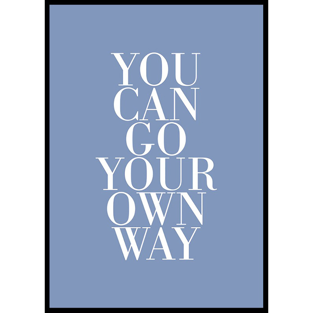 Poster Gallerix Your Own Way