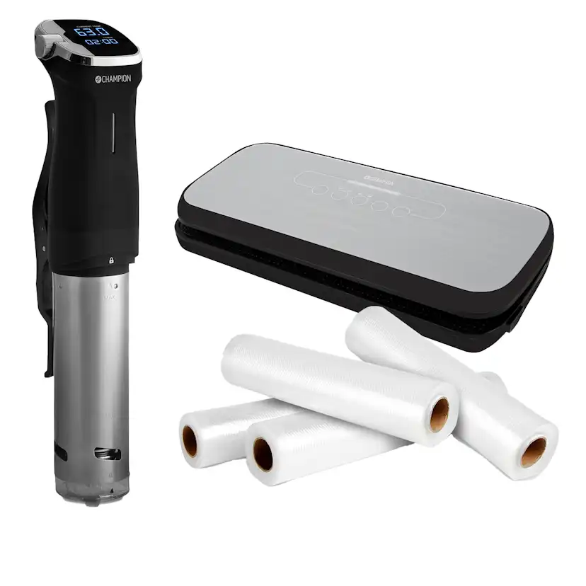 Sous Videpaket Champion m. Vakuumförpackare Fresh & 4 rullar