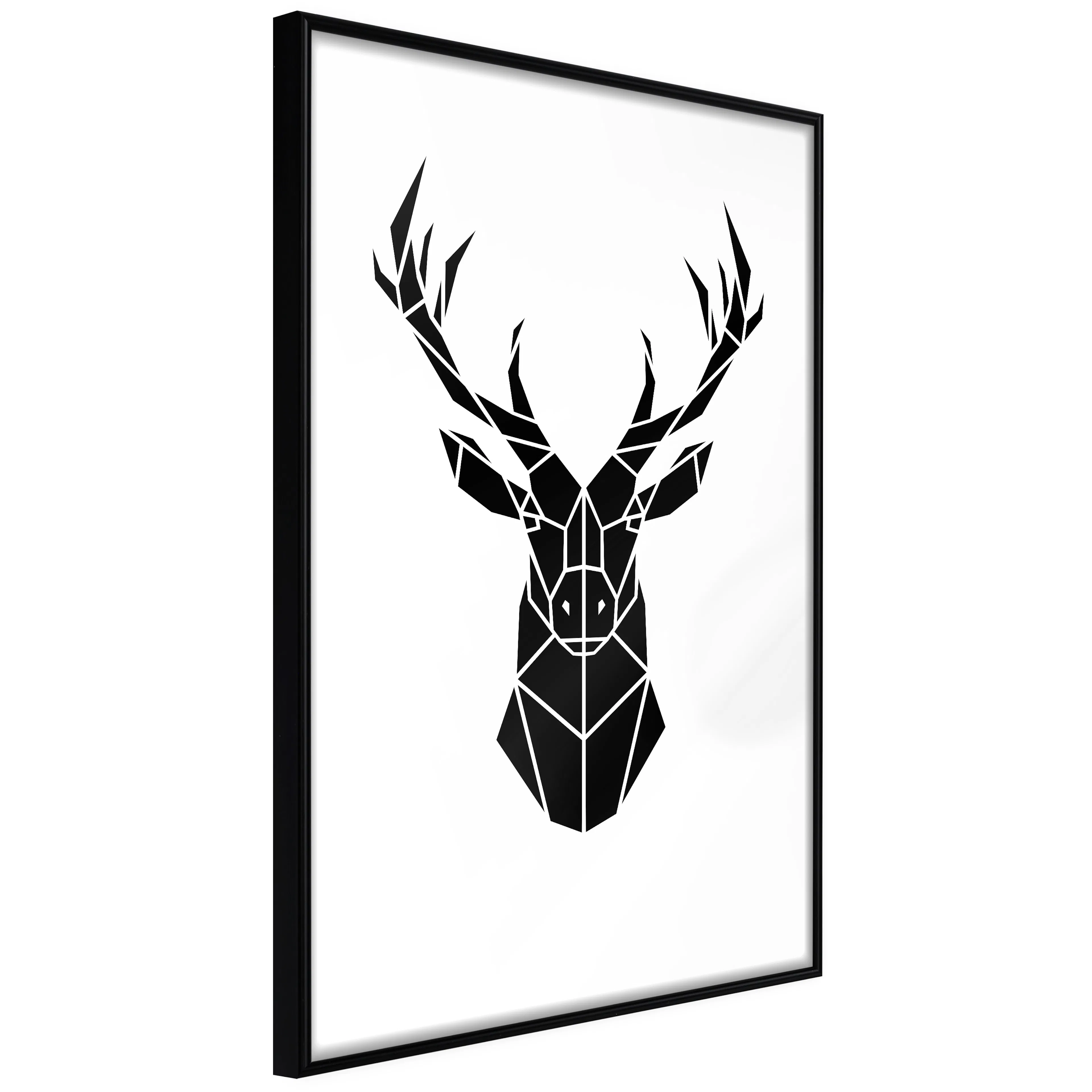 Affisch - Harmonious Deer [Poster] 40x60 Svart ram, 40x60 cm