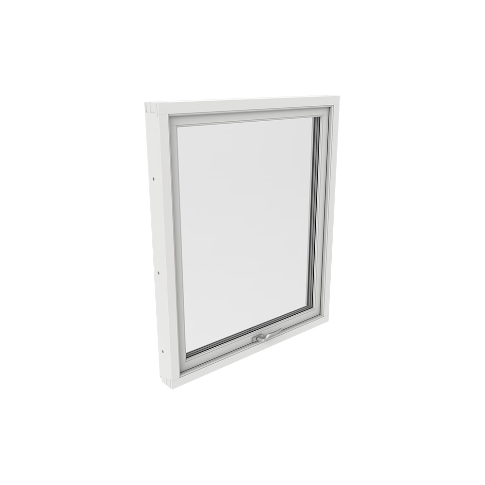 Vridfönster Outline 3-Glas Trä