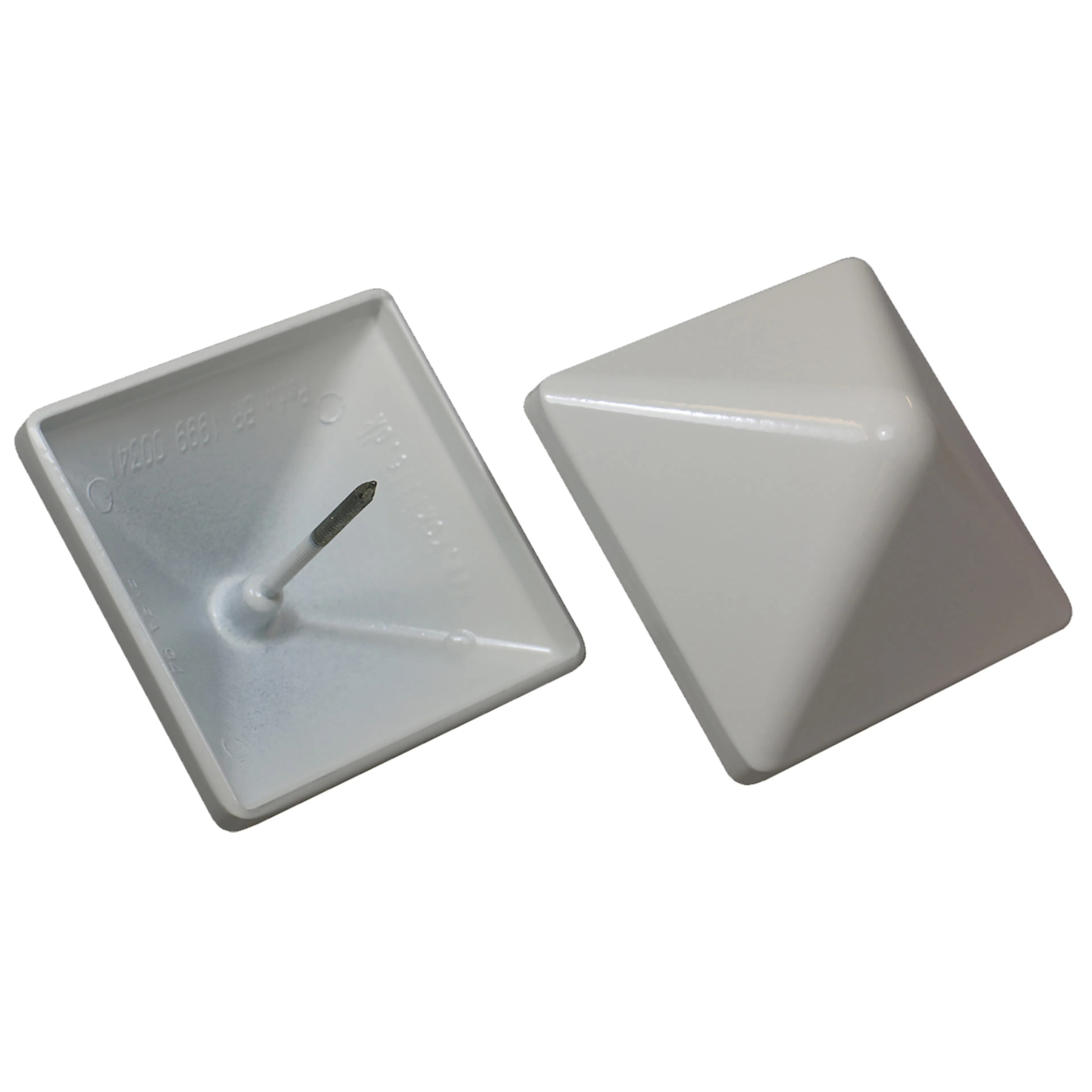 PYRA 94, vit aluminiumtopp 94x94 mm