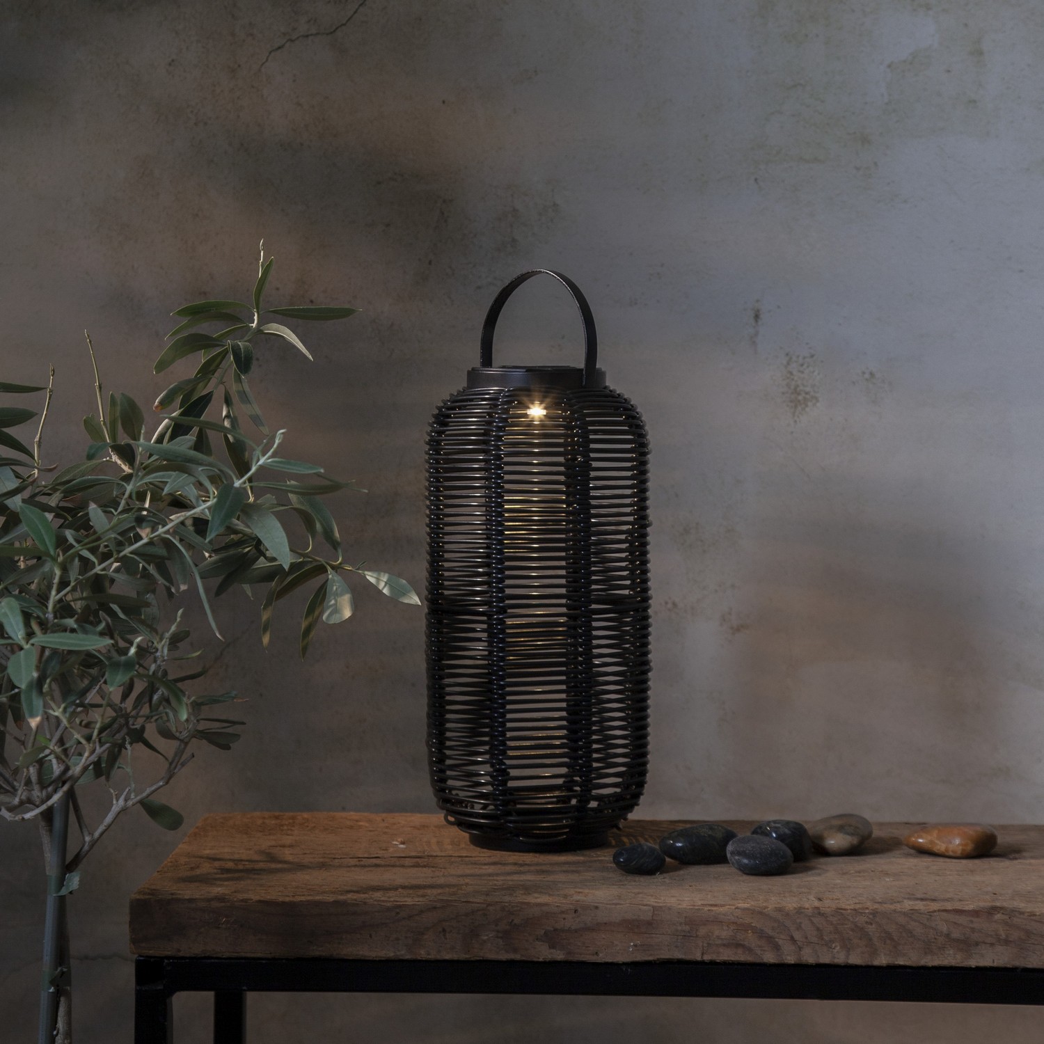 Solcellslykta Star Trading Runda 30  cm